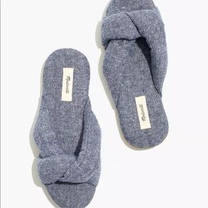 Madewell Chambray Slippers